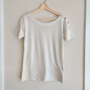 Boat neck t-shirt